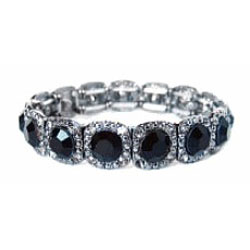 Jet Crystal Bracelet