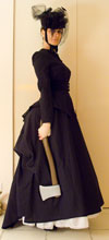 Jennifer in her Victorian dress