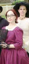 Tracy and Kaitlyn in Victorian finery