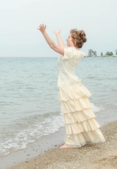 Eden Victorian Ruffled Petticoat Skirt