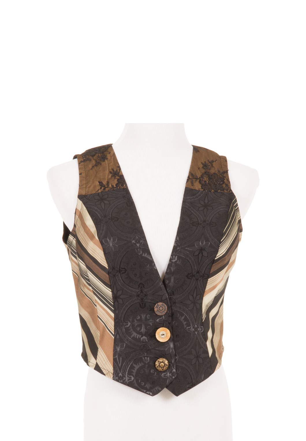 Victorian Patchwork Style Vest