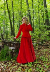 Jacqueline Velvet Victorian Suit