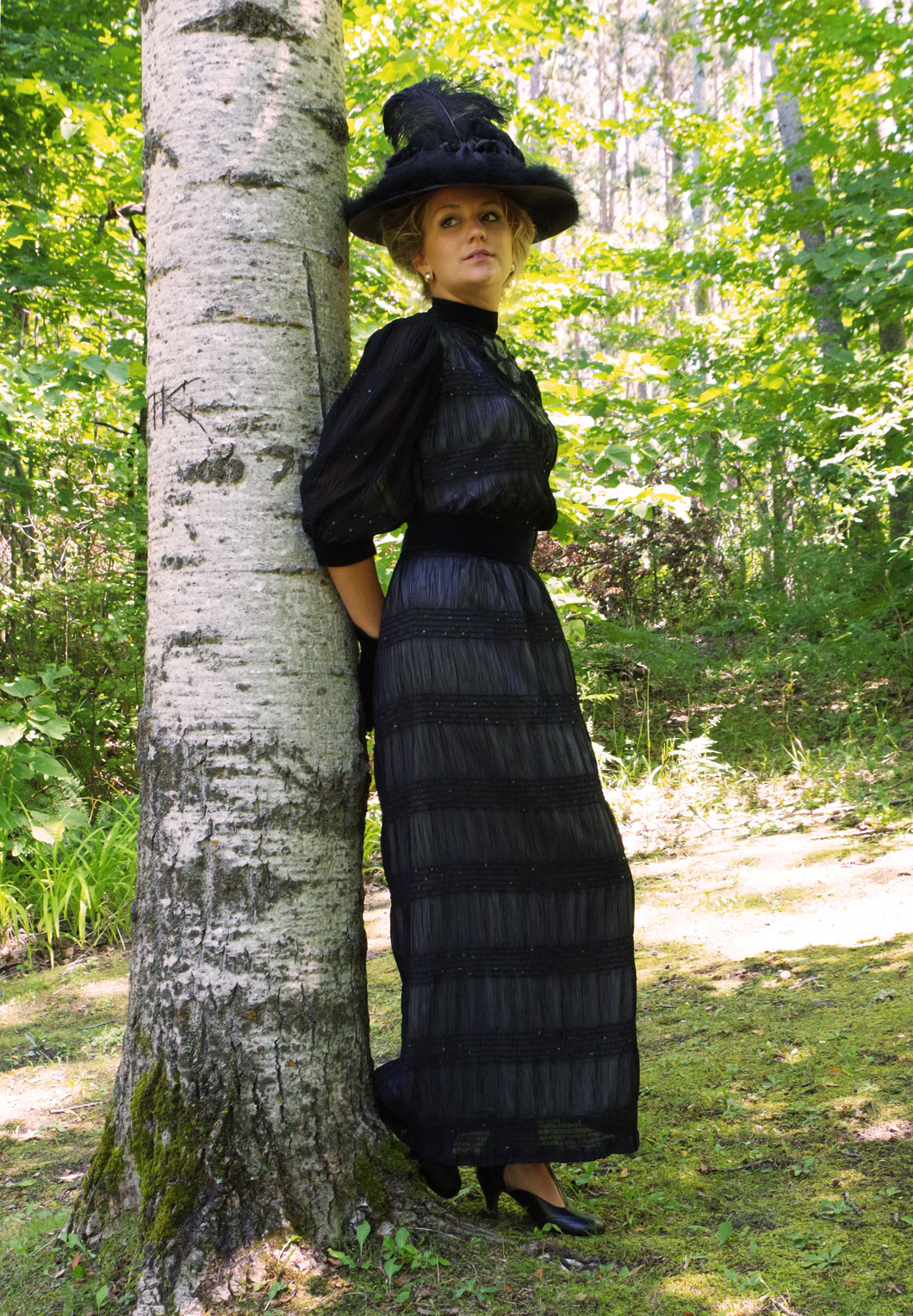 Black edwardian clearance dress