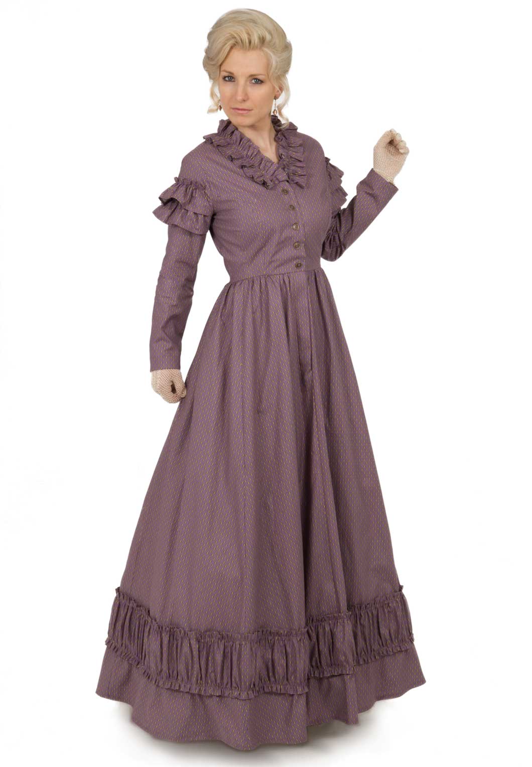Print Cotton Prairie Dress | Recollections