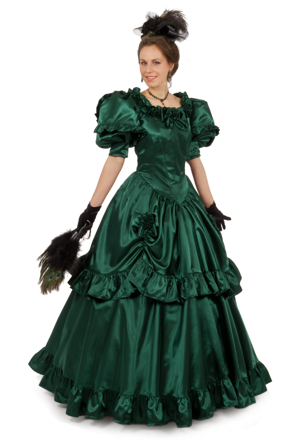 Magnolia Victorian Satin Ball Gown | Recollections