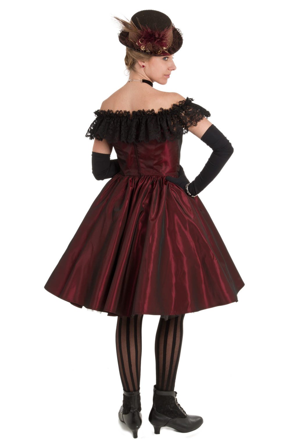 Old Western Taffeta Dress