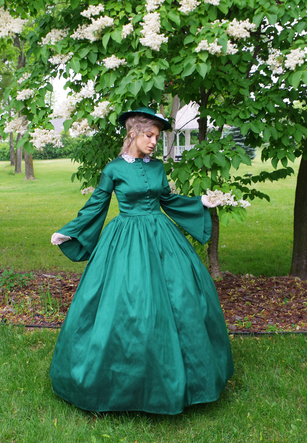 Pagoda Civil War Style Gown Recollections
