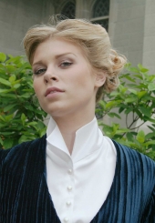 White Taffeta Mina Chemisette