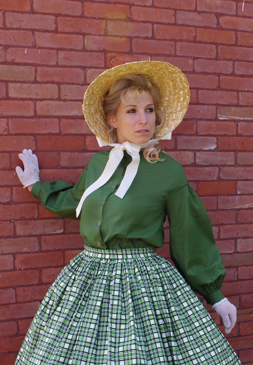 Straw Lace and Ribbon Bonnet | Recollections