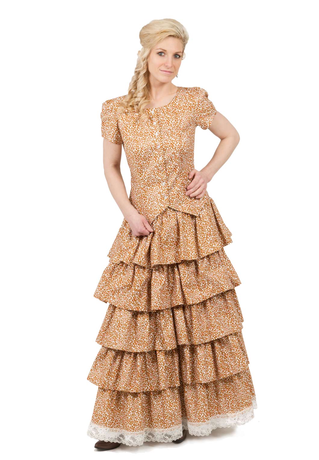 Bonbon Victorian Top and Ruffled Skirt on sale