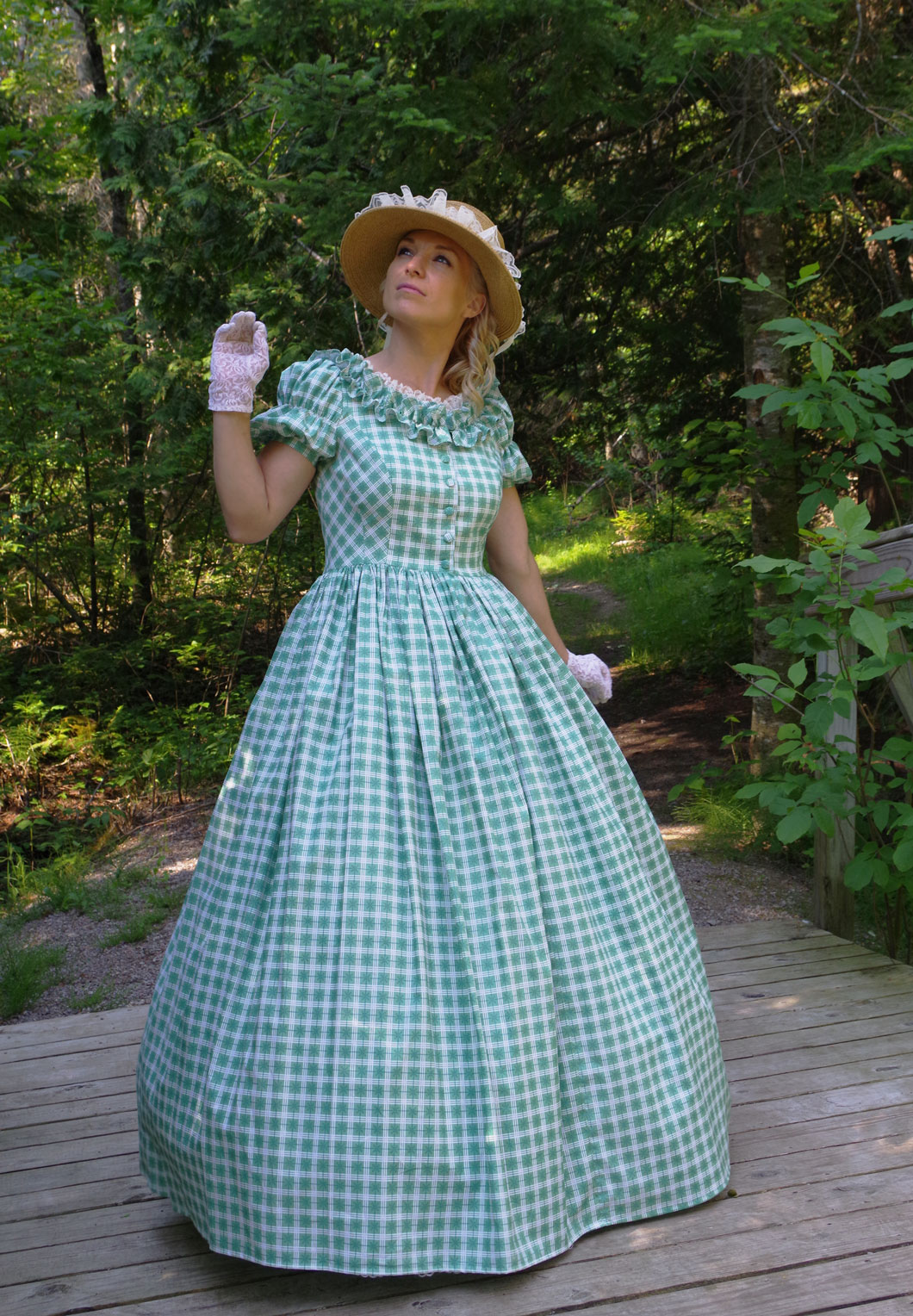 Crinoline Lady Cottagecore Hat