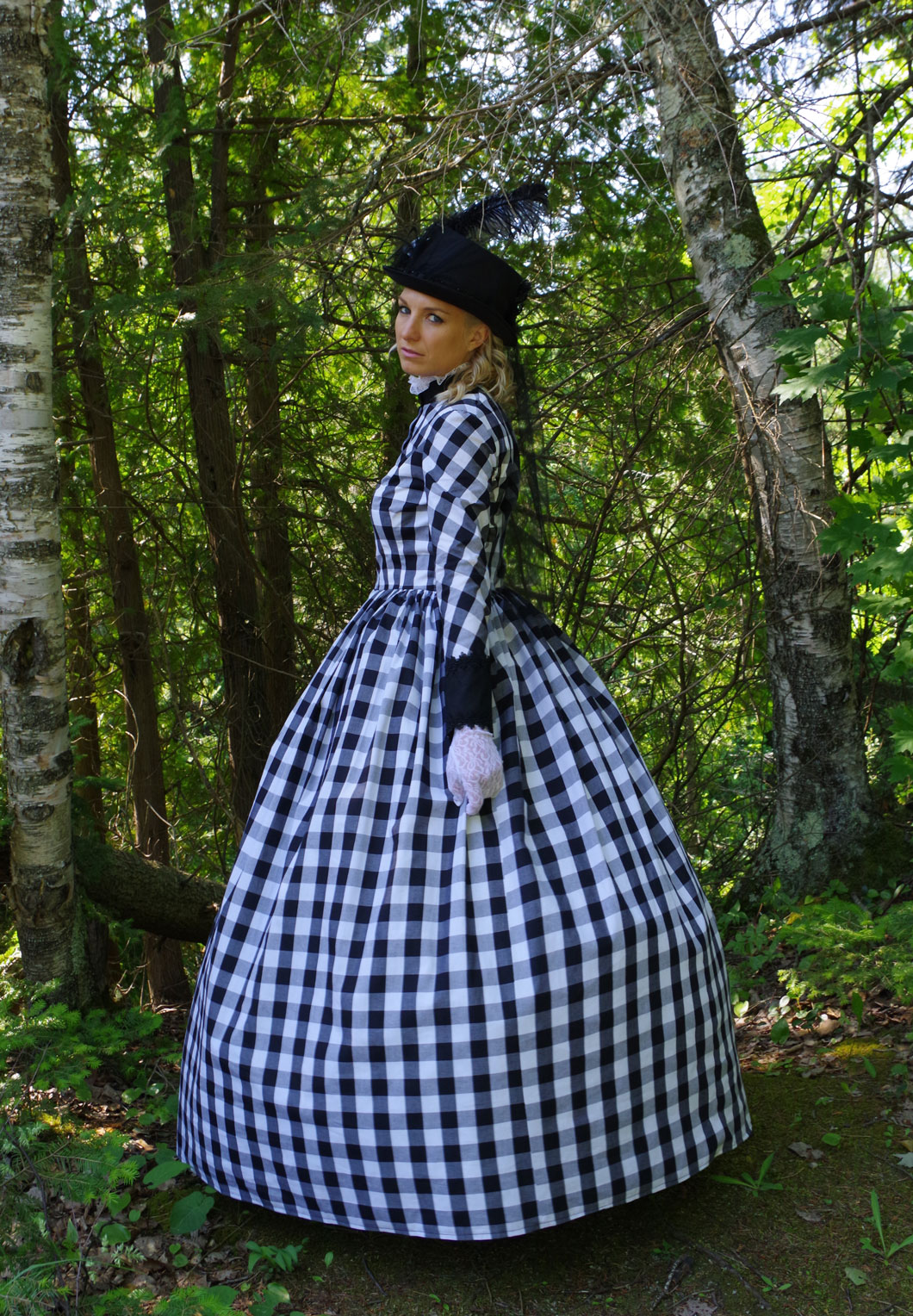 Miss Julia s Hoop Skirt Dress Recollections