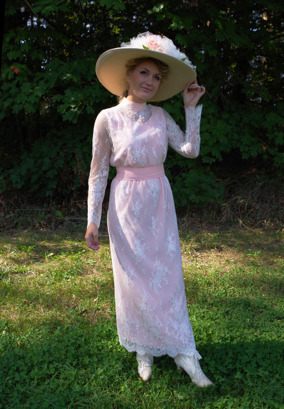 Cordelia Chantilly Lace Edwardian Dress | Recollections