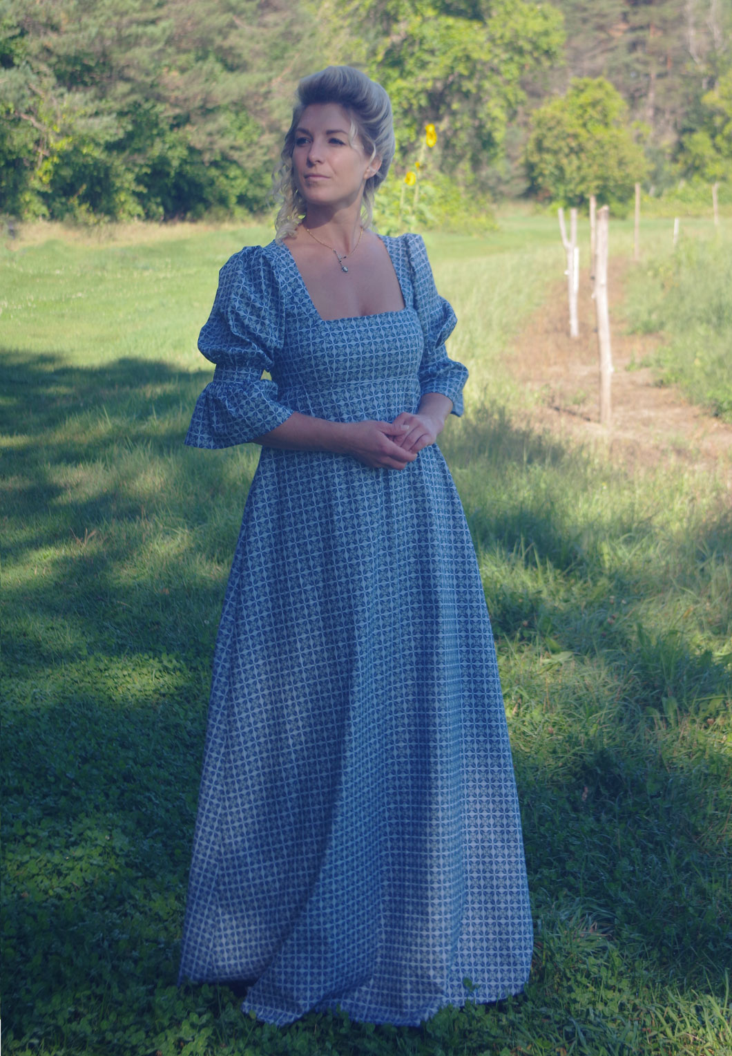 Leonora Regency Bridgerton Jane Austen Vintage Style Clothing Cottagecore Dress on sale