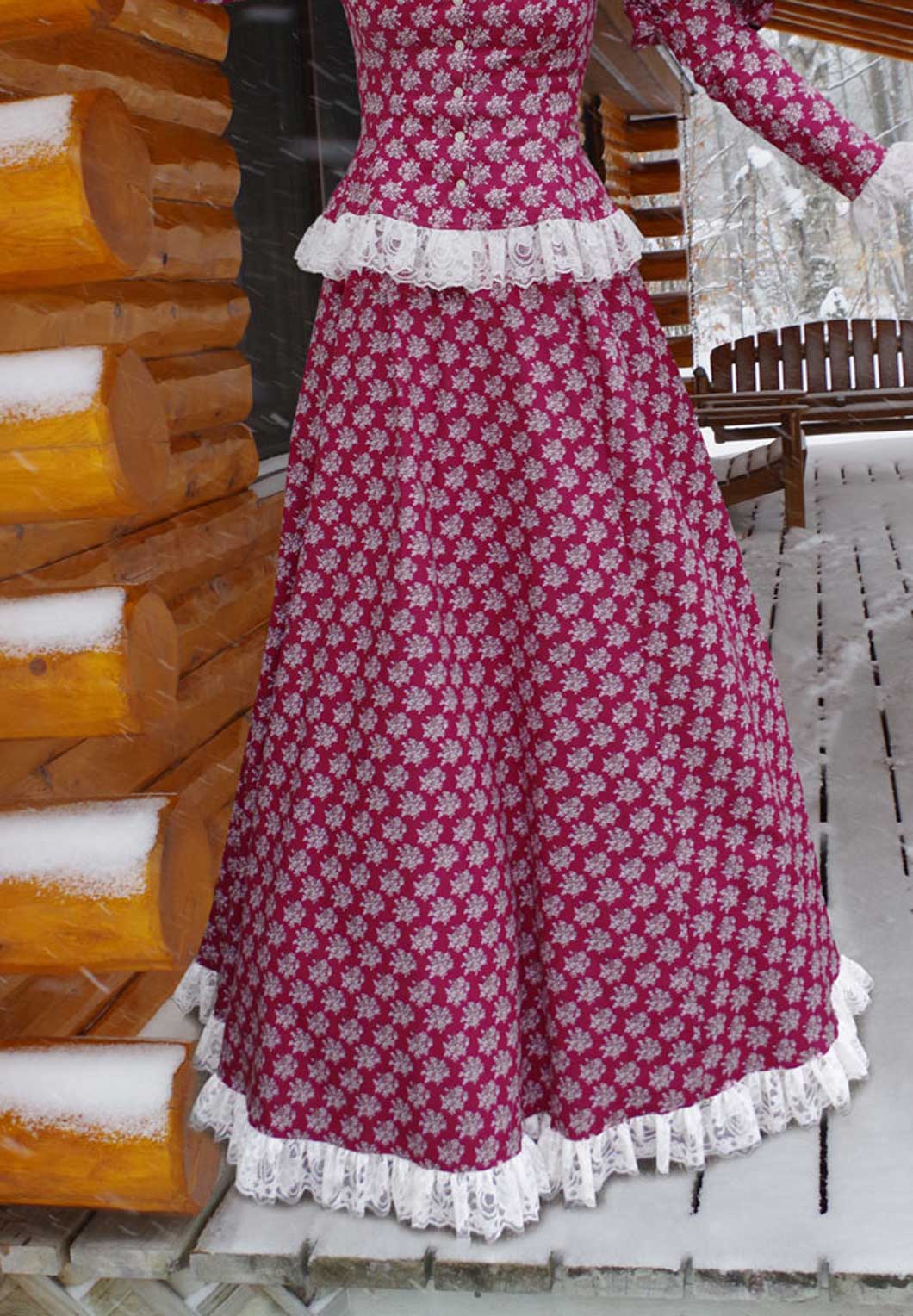 Corrinna Victorian Old West Skirt on sale