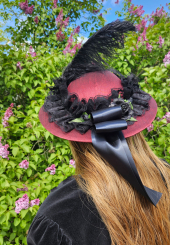 Edwardian Dupioni Hat