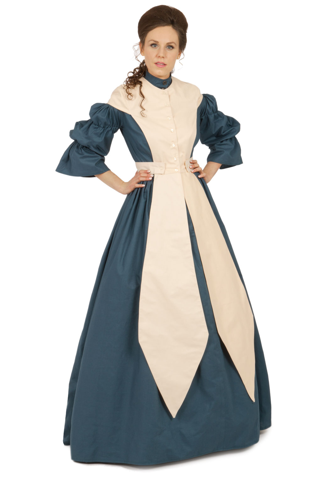 Victorian Cotton Fichu Apron | Recollections