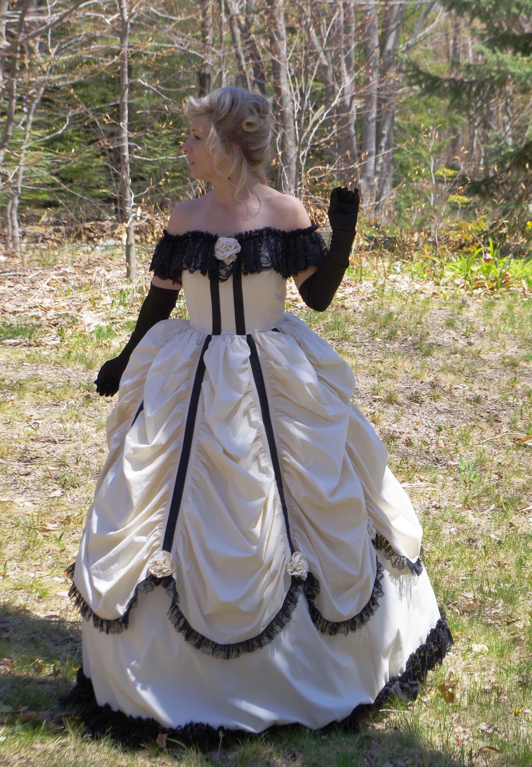 Off Shoulder Victorian Dresses