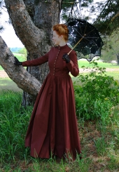 Mary Chestnut's Americana Victorian Cotton Dress