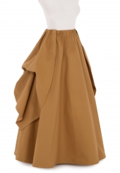 Twill Victorian Style Skirt and Overskirt