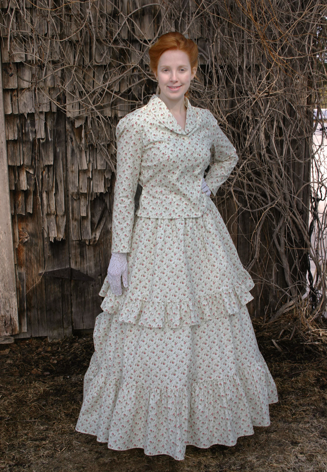 Josepha Victorian Print Jacket and Skirt | Recollections