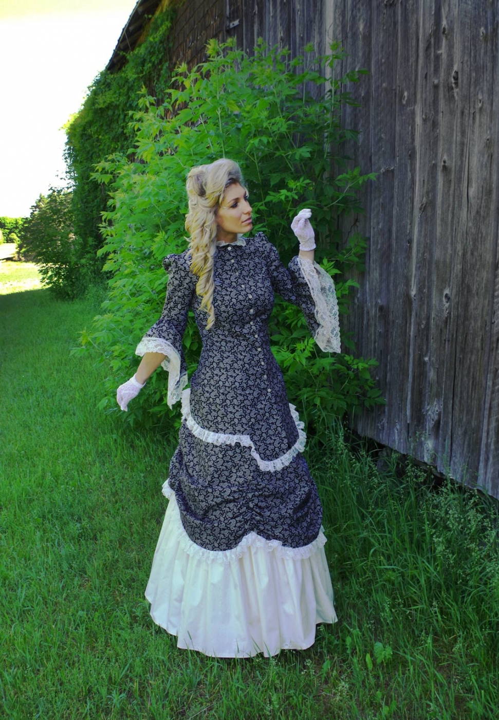 Patience Victorian Bustle Top and Skirt
