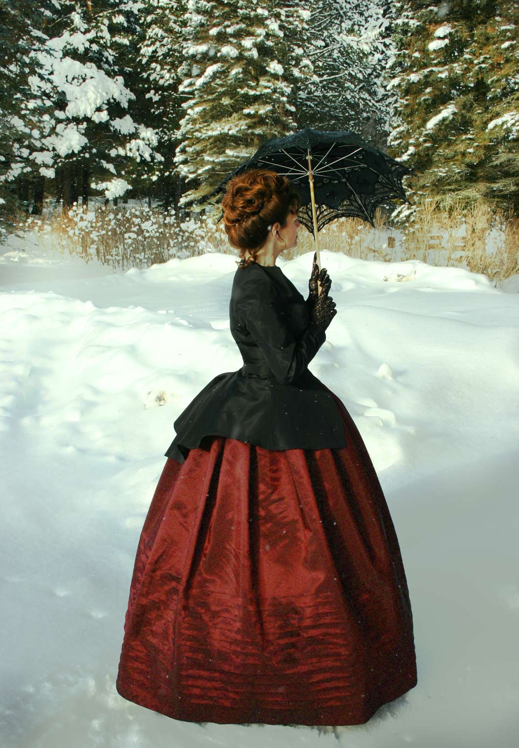 1860s Evening Dress, Fashions for the Ballroom, Vintage Victorian