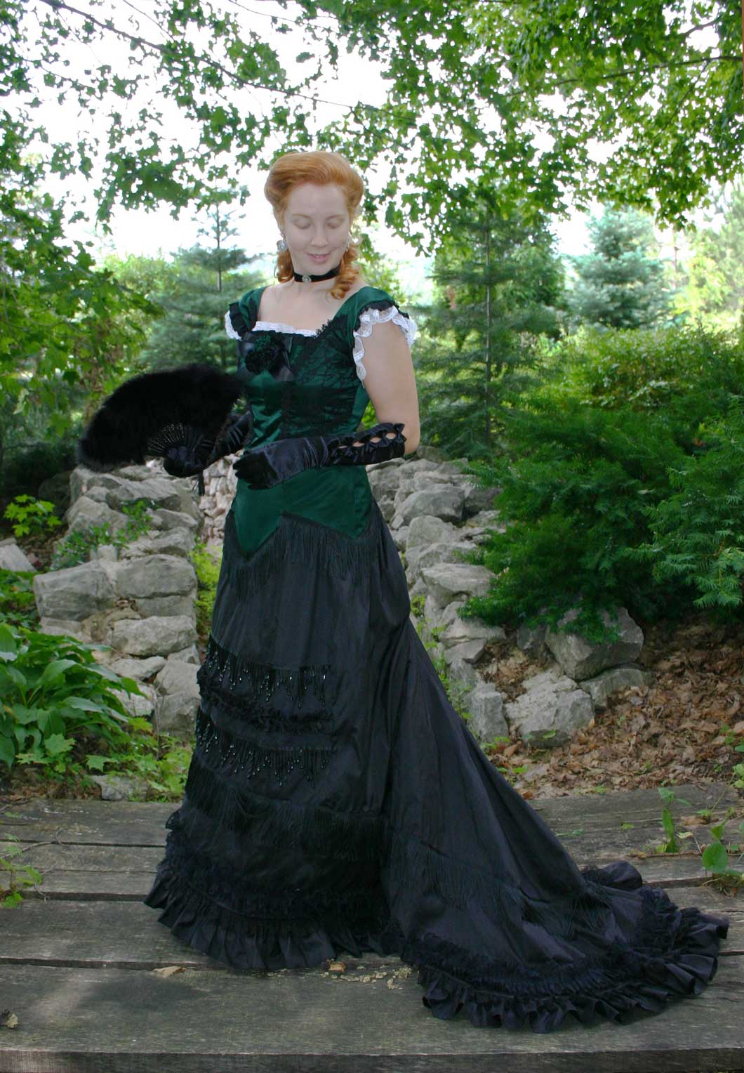 Isadore Victorian Bustle Dress