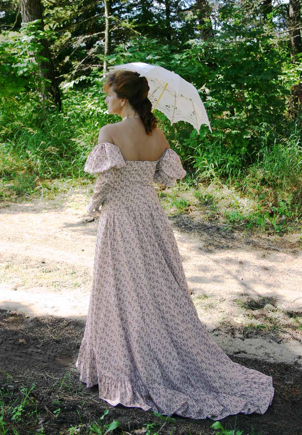 Off Shoulder Victorian Dresses