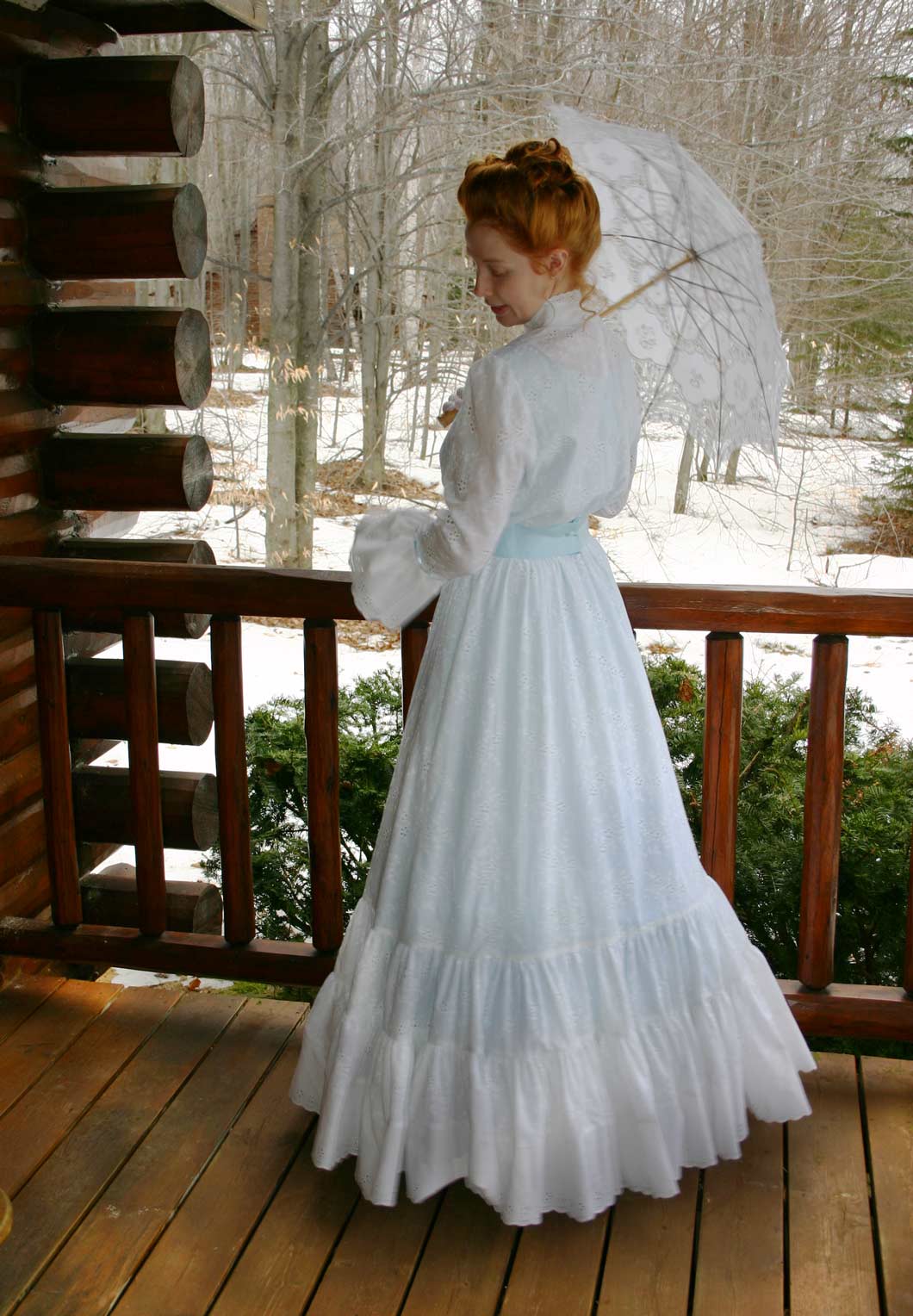 Snowdrop Edwardian Eyelet Lace Gown | Recollections