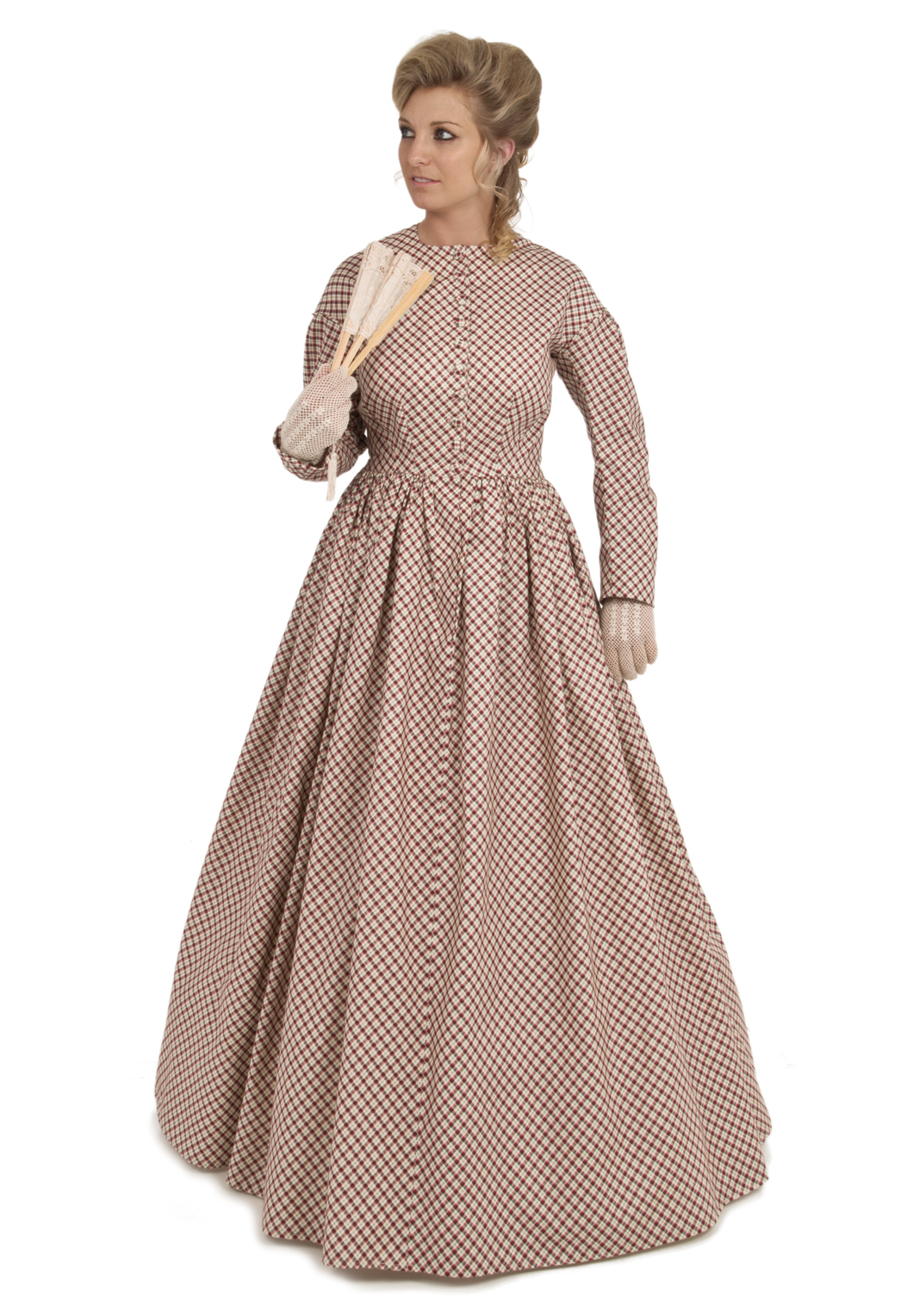 Civil War Victorian Style Dress