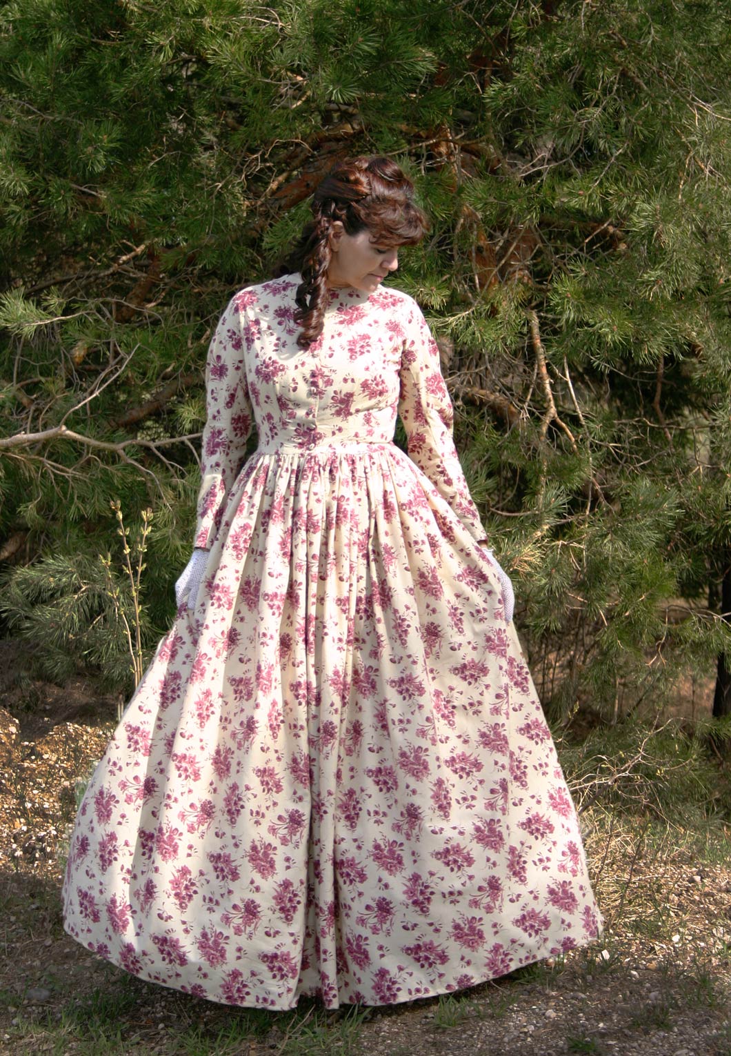 EARRINGS JEWELRY LADY VICTORIAN CLOTHING WOMEN Civil War reenactor sass Dress 