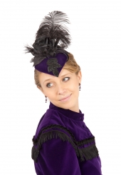 Lucretia Velvet Victorian Hat