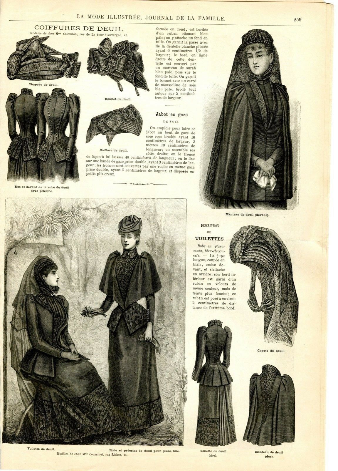 Victorian mourning clothing and customs - Recollections Blog