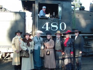 Group at Train engine