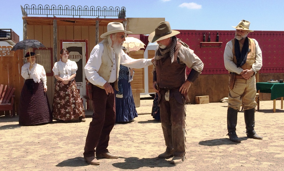 Old Town Temecula Gunfighters skit performance