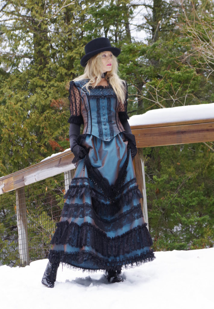 Steampunk shop style dress