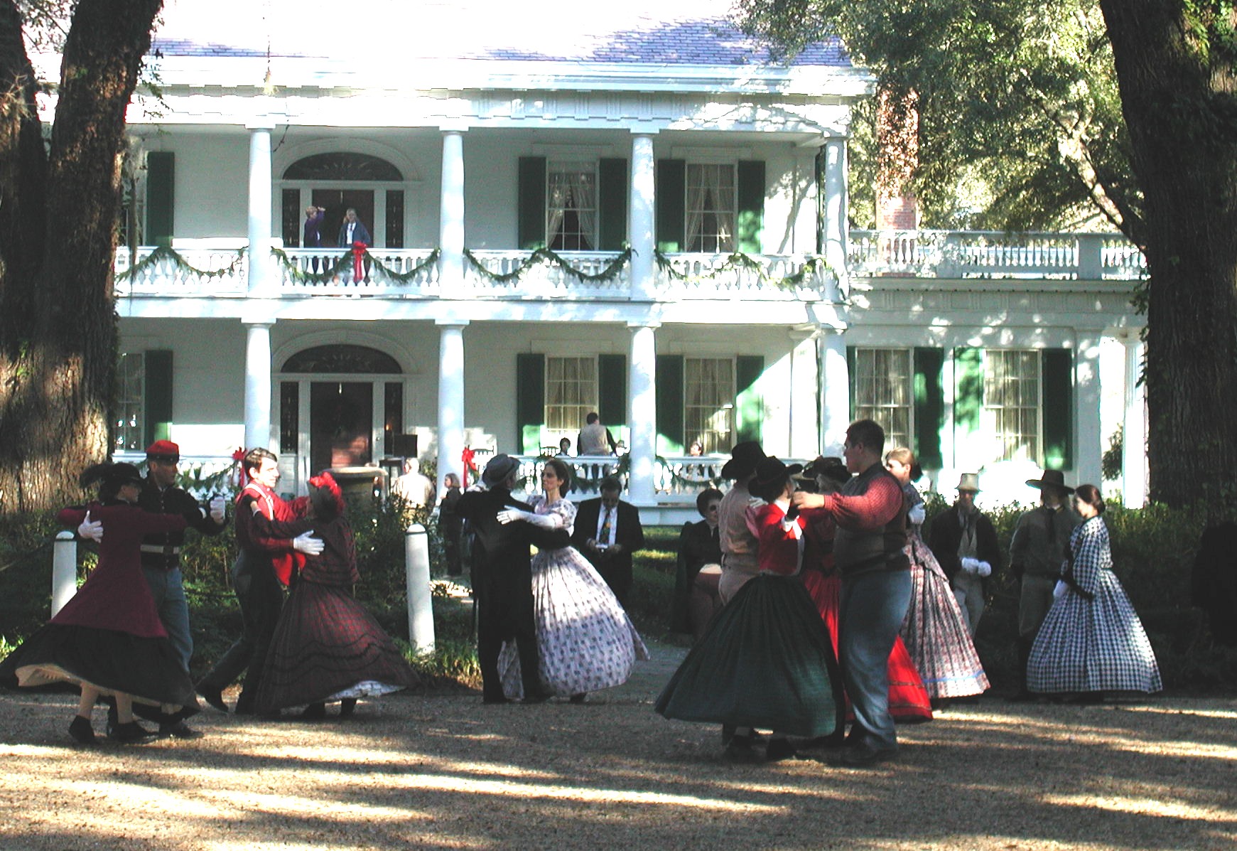 Christmas celebration at Rosedown Plantation