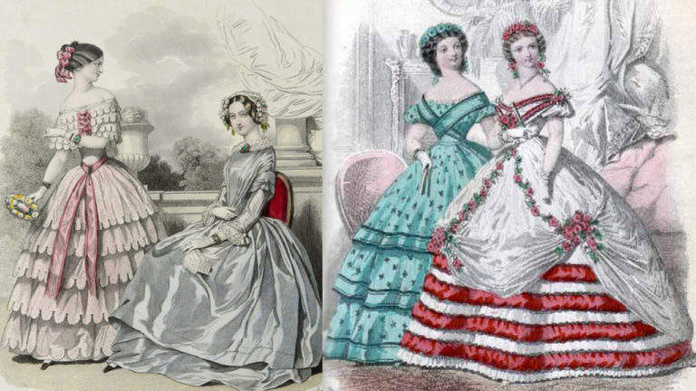 The Victorian Skirt: from Petticoats to Bustle: Part 1