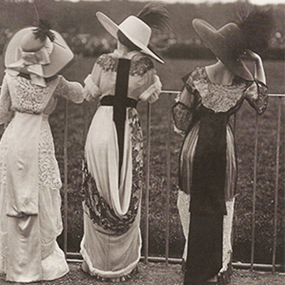 Edwardian Women enjoying the races