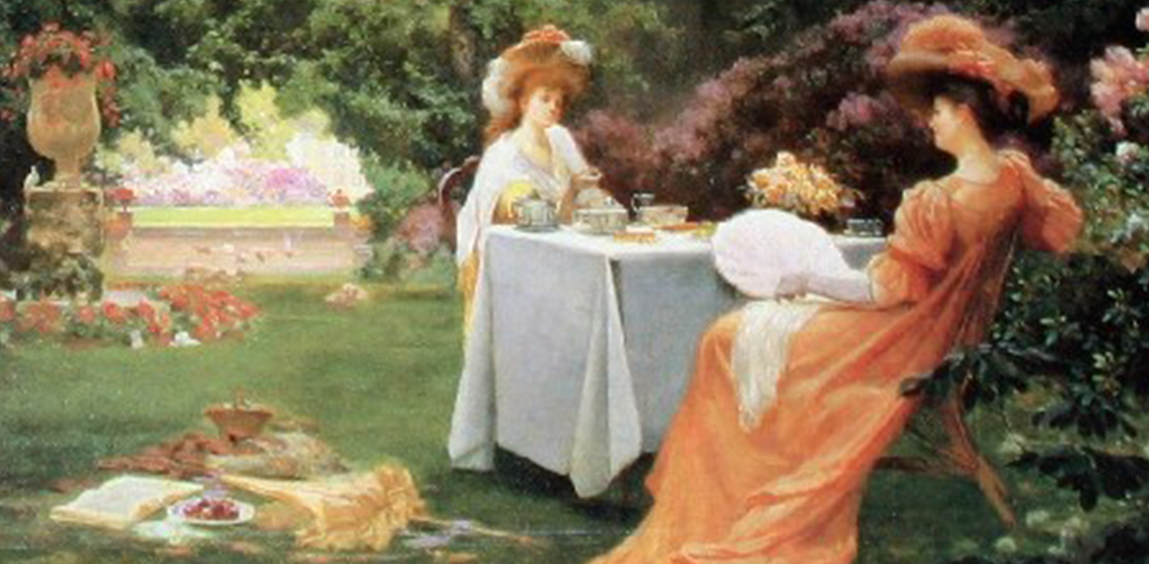 Victorian tea garden