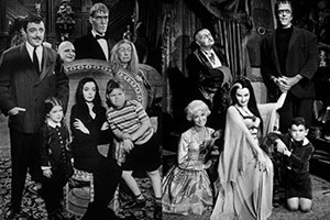 Addams Family and Munsters cast 1960s