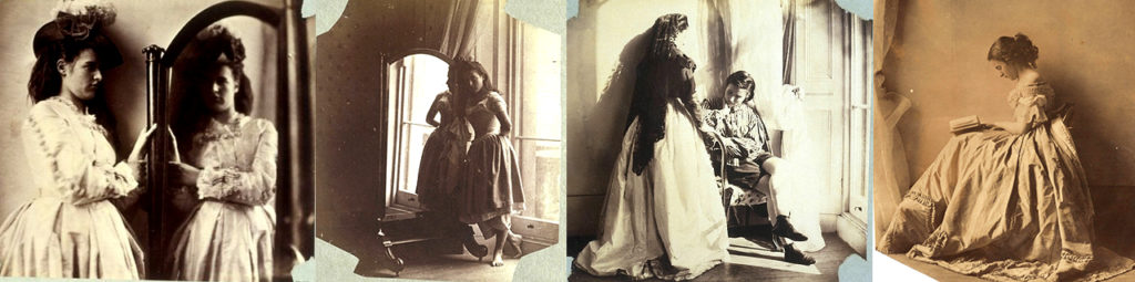 photo collage of Lady Clementina Hawarden's children