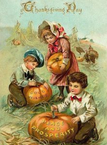 Victorian Thanksgiving greetings