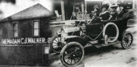 Madam C.J. Walker factory and driving an auto