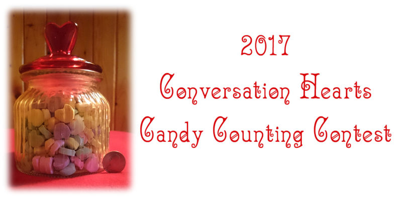 2017 Conversation Hearts Candy Counting Contest