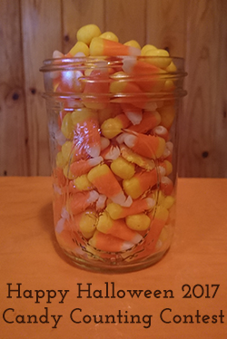 candy jar close up