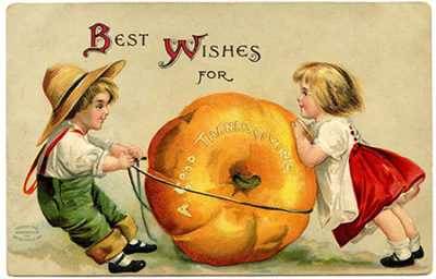 Free Victorian Thanksgiving Clip Art 12 450px - Recollections Blog