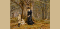 Helen Allingham painting of the Lady of the Manor