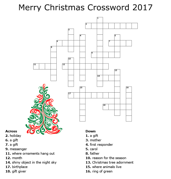 41 Best Ideas For Coloring Christmas Crosswords With Answers